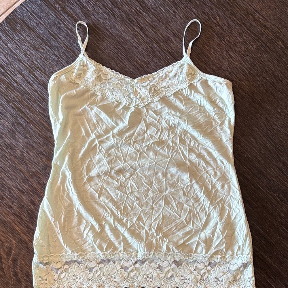 Maurices women crinkled, Y2K fairy lace cami